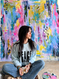Load image into Gallery viewer, Peace Sweatshirt-Breeze