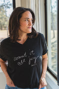 Load image into Gallery viewer, Count it All Joy V Neck- Jonah's Grey (Pre-order)