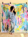 Load image into Gallery viewer, Raid Hell, Release Heaven Sweatshirt- Bluebonnet