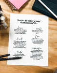 Load image into Gallery viewer, Brave Life Dashboard Printable