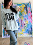 Load image into Gallery viewer, Peace Sweatshirt-Breeze