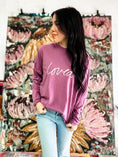Load image into Gallery viewer, Loved Long Sleeve-Berry