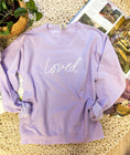 Load image into Gallery viewer, Loved Sweatshirt-Orchid
