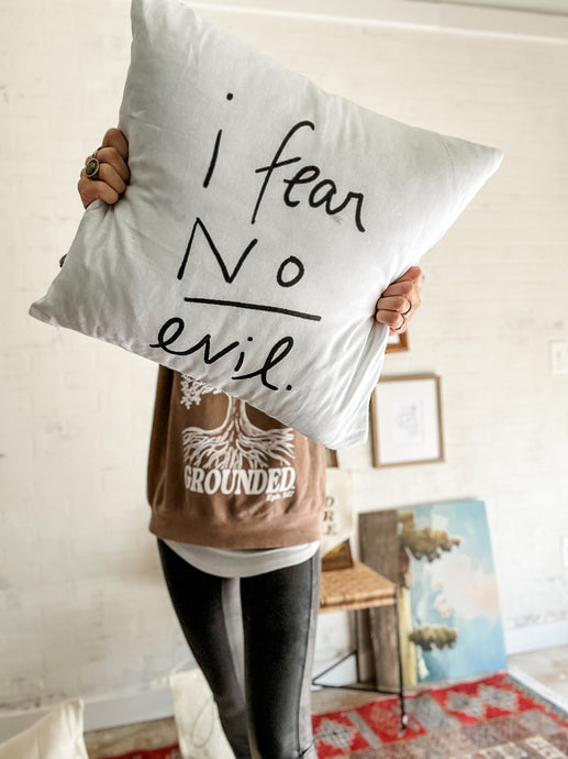I Fear No Evil - Throw Pillow