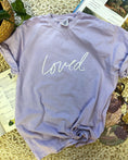 Load image into Gallery viewer, Loved Short Sleeve Tee- Lavender