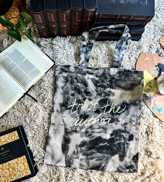 Trust the Author Tote Bags