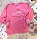 Load image into Gallery viewer, Loved Sweatshirt-Strawberry
