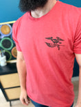 Load image into Gallery viewer, Heal Their Land Men’s Tee- Spangled Red