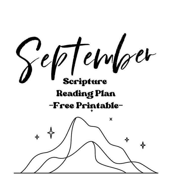 September Reading Plan