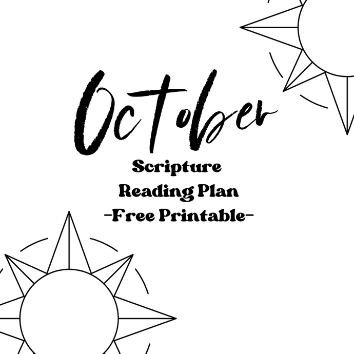 October Scripture Reading Plan