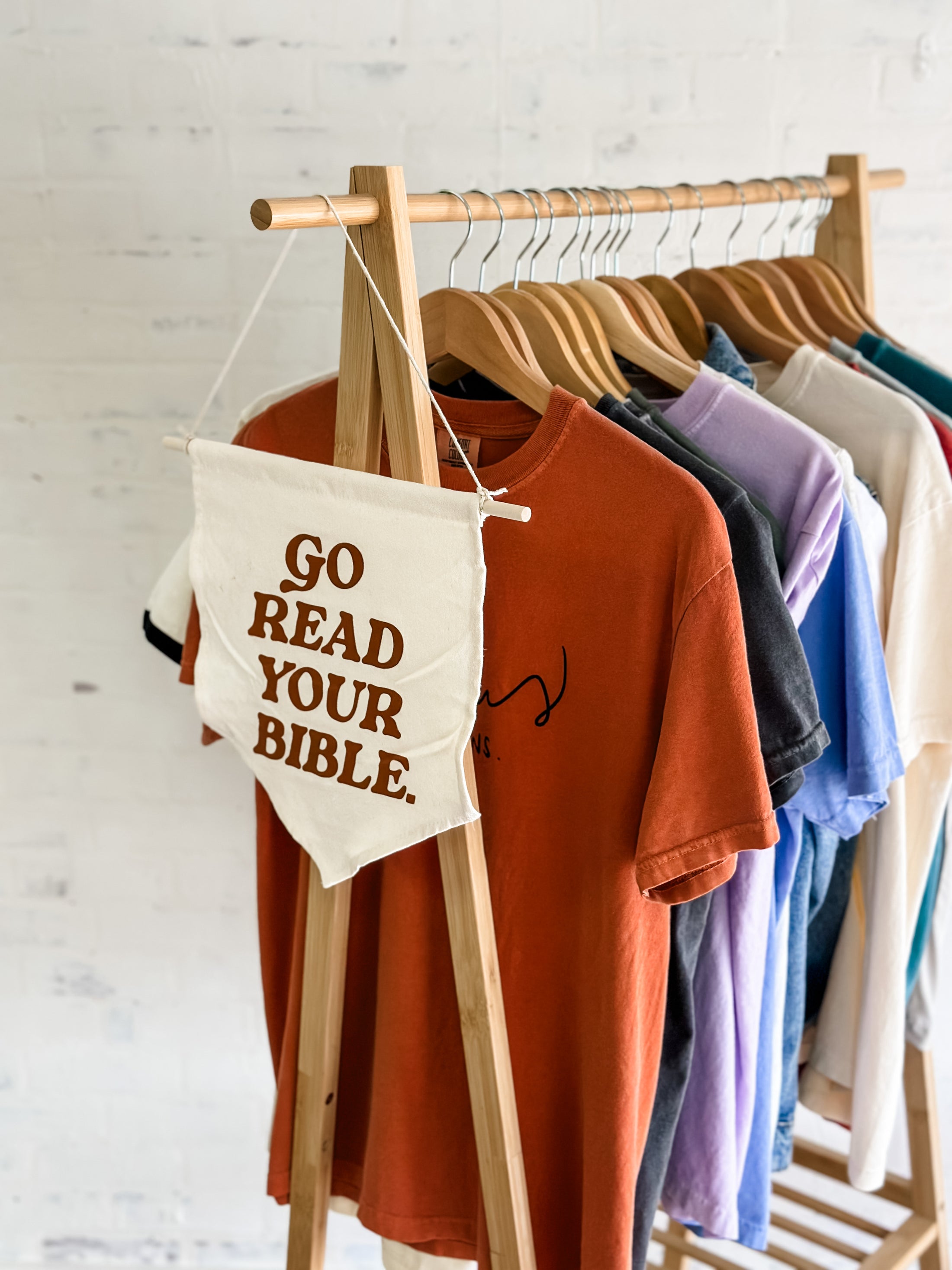 Go Read Your Bible - Canvas Pendant
