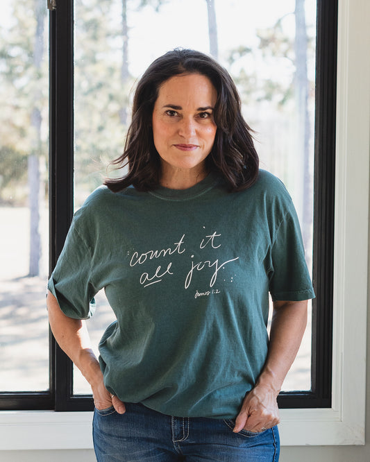 Count it All Joy- New Day Green (Pre-order)