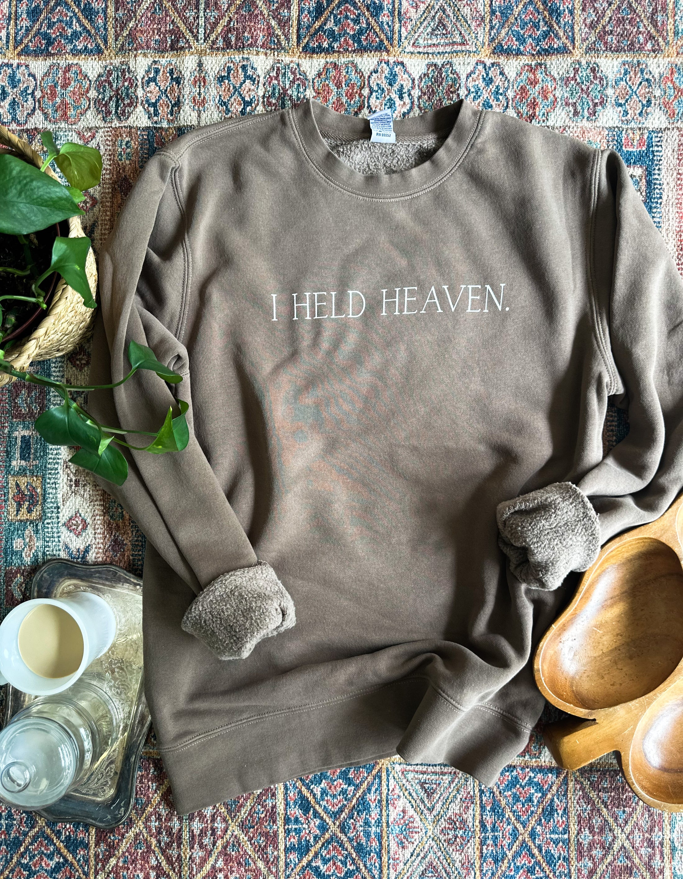 I Held Heaven Sweatshirt- Oak