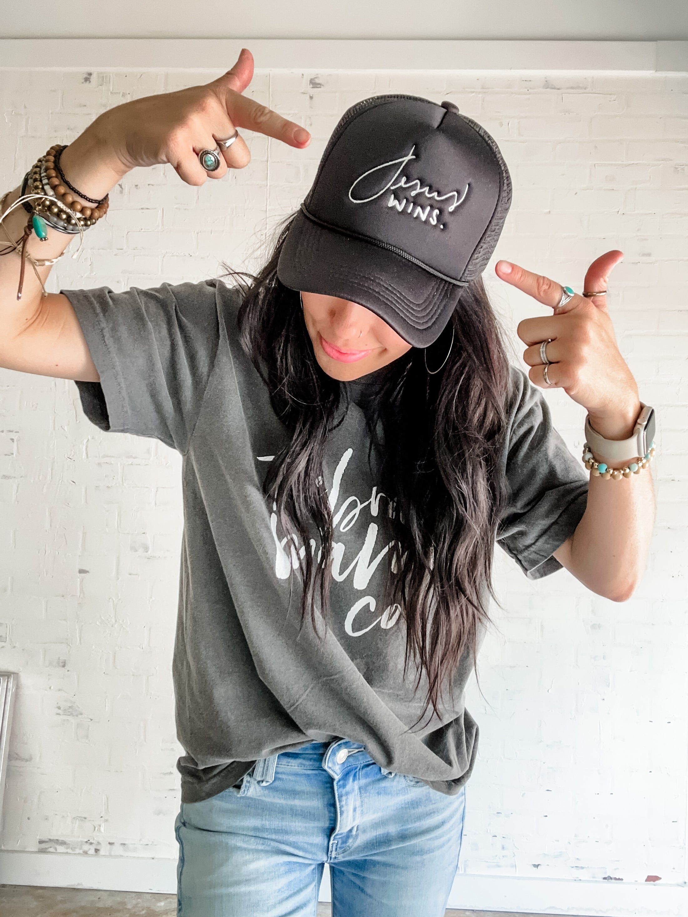 Jesus Wins Trucker Hat