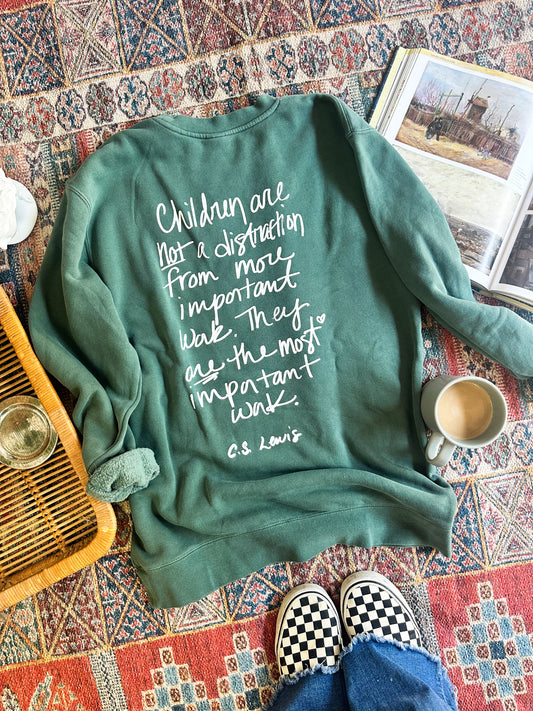 C.S. Lewis Sweatshirt-Fern