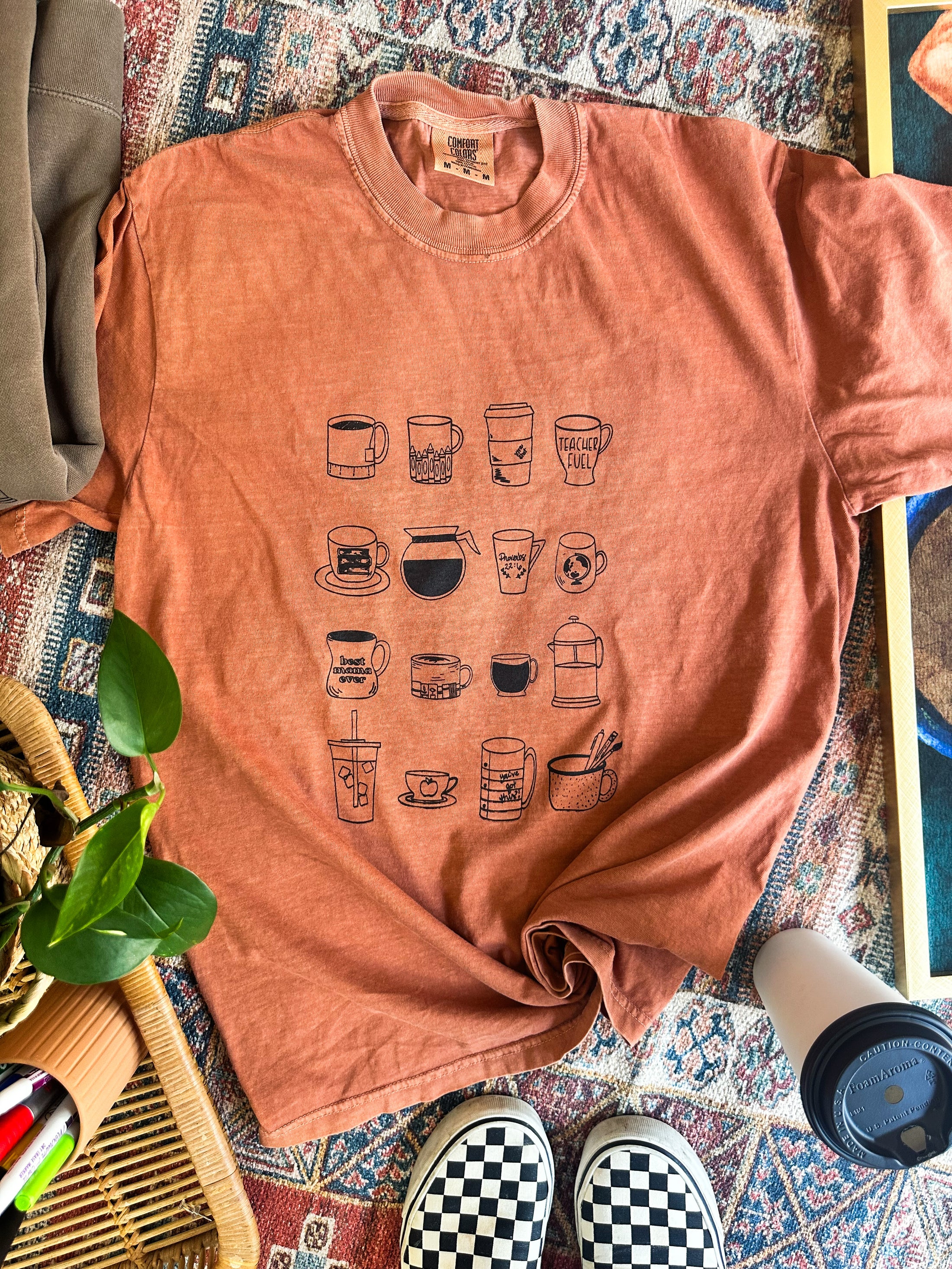 Teacher Fuel Short Sleeve - Pumpkin