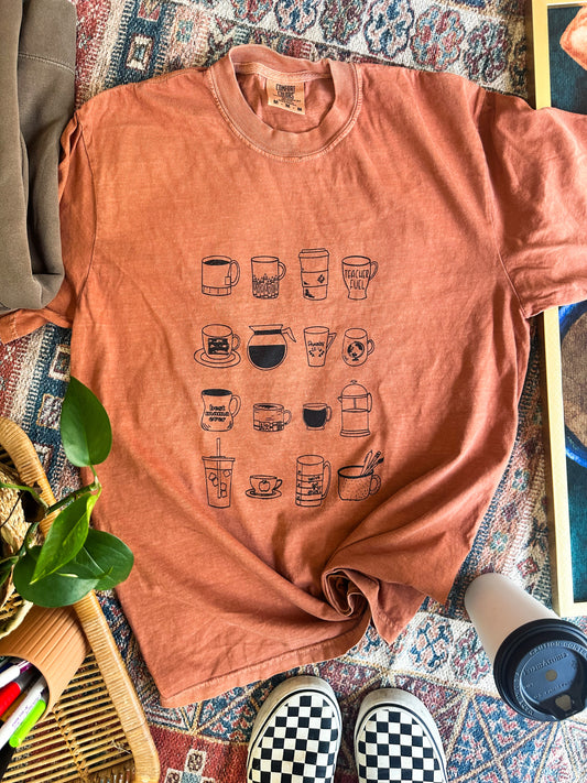Teacher Fuel Short Sleeve - Pumpkin