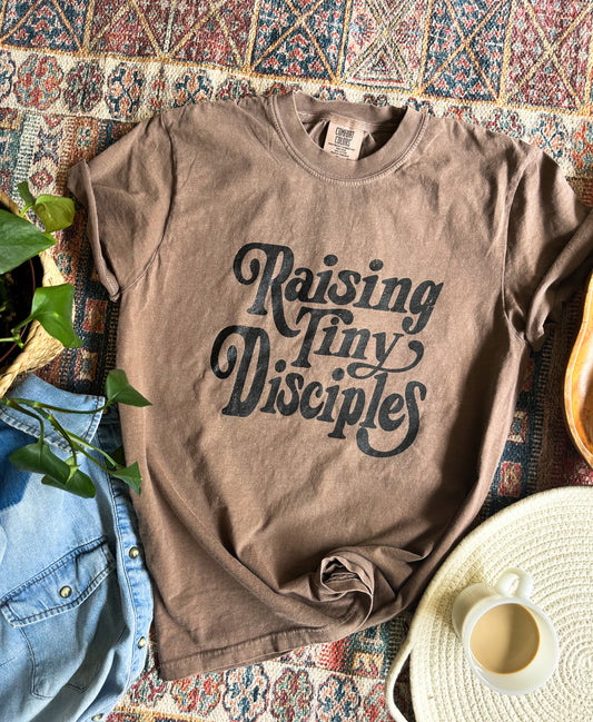 Raising Tiny Disciples Short Sleeve-Mocha