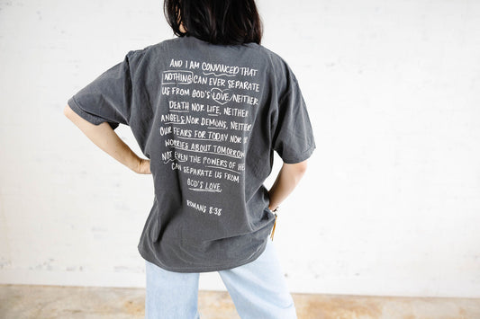 Loved Short Sleeve-Charcoal