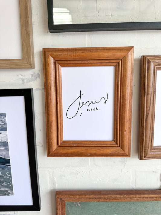 Jesus Wins Print