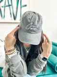 Load image into Gallery viewer, Jesus Wins Dad Hat - Charcoal
