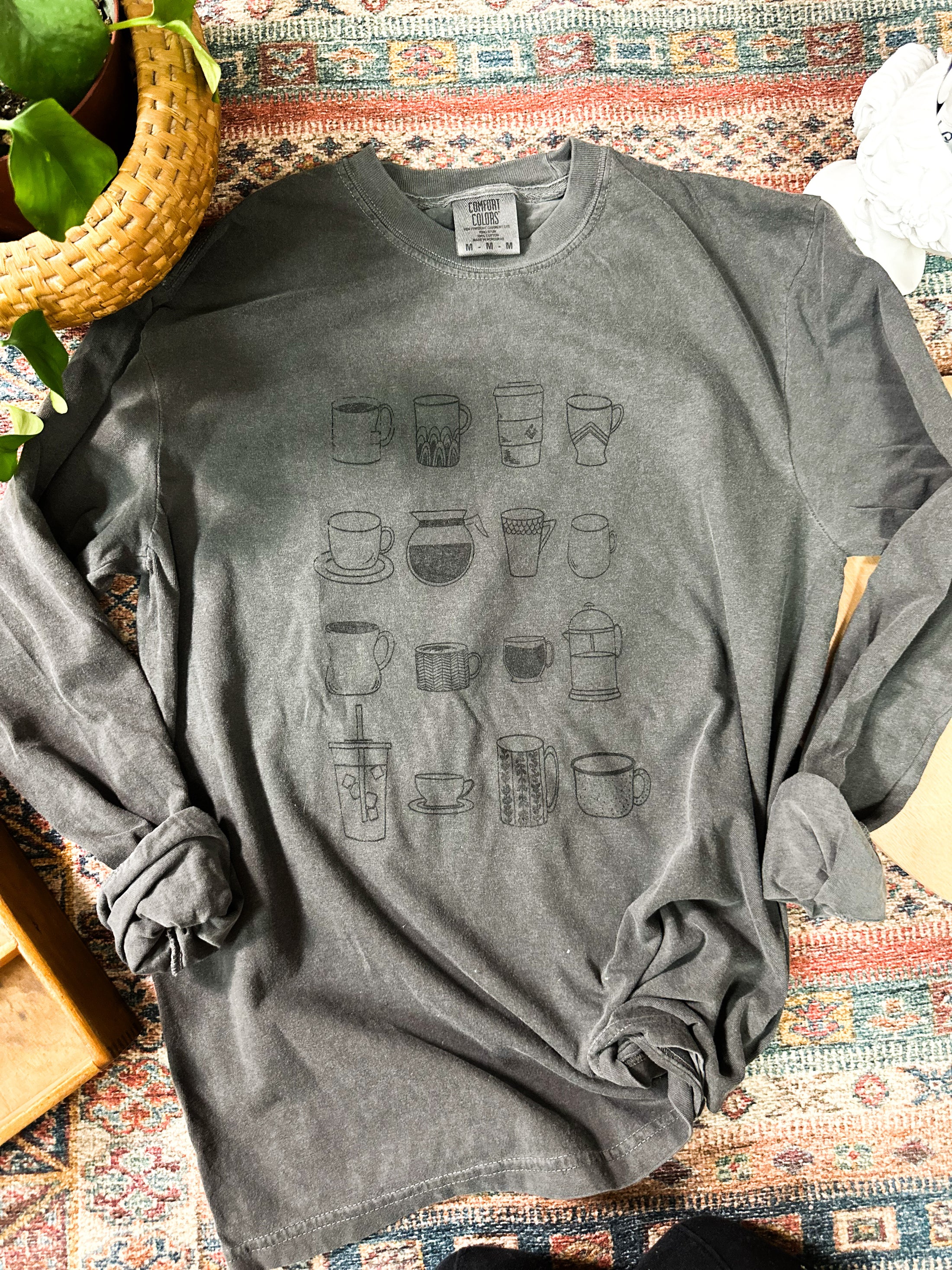 Mom Fuel Long Sleeve-Dark Roast