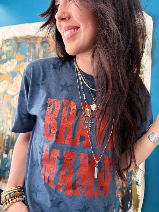 American Brave Mama-Blue Star