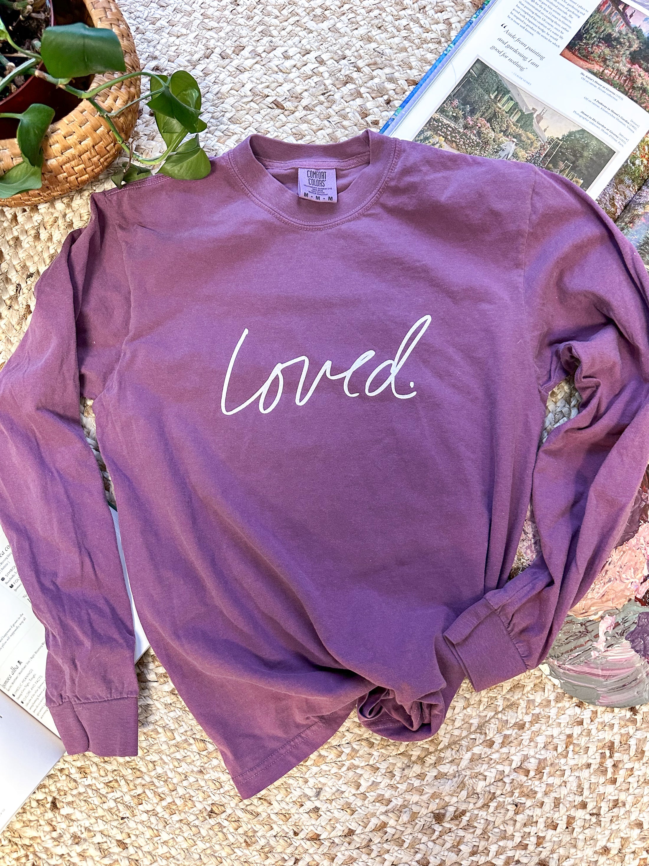 Loved Long Sleeve-Berry