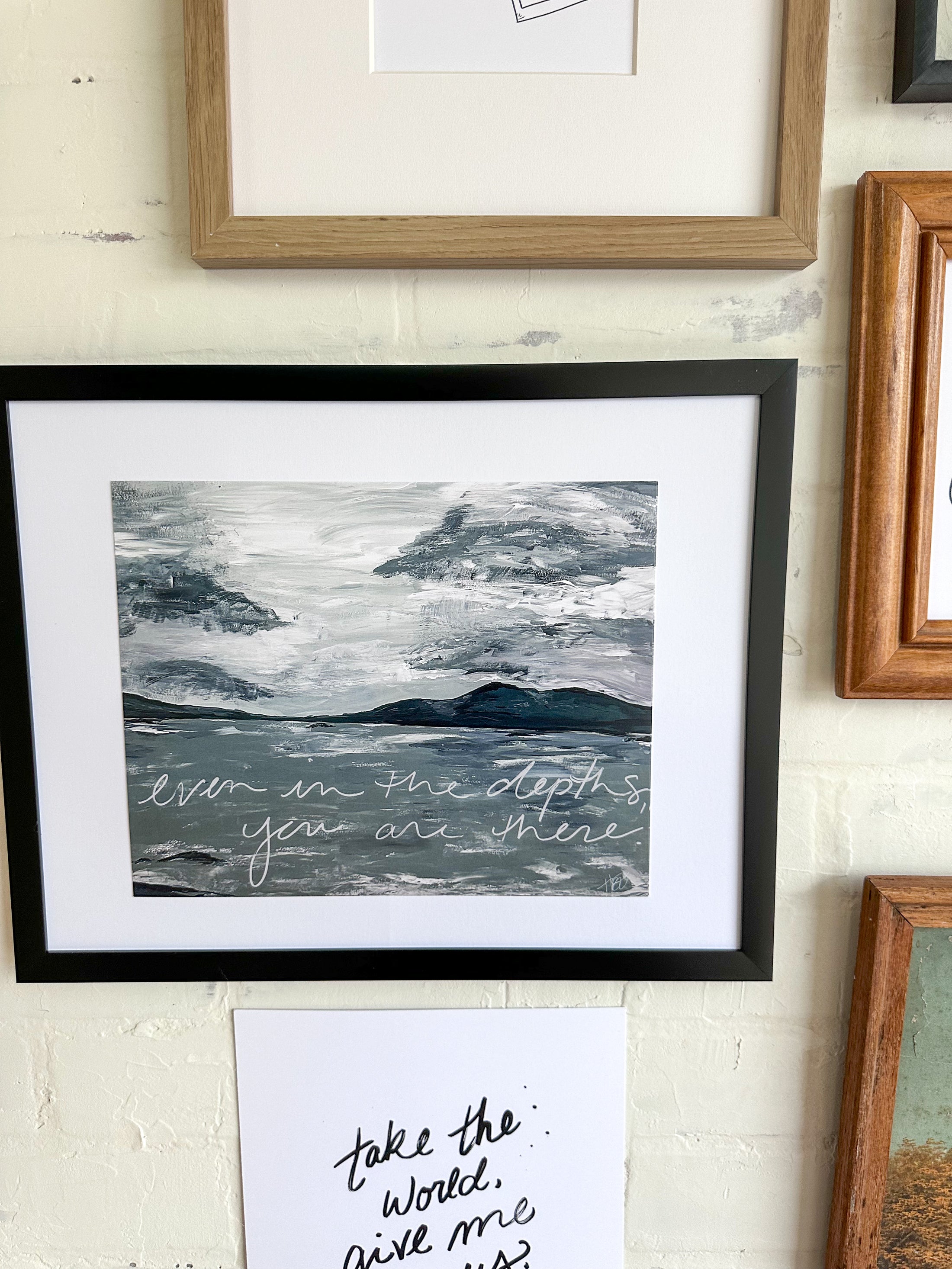 In The Depths Print