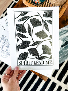 Spirit Lead Me Print
