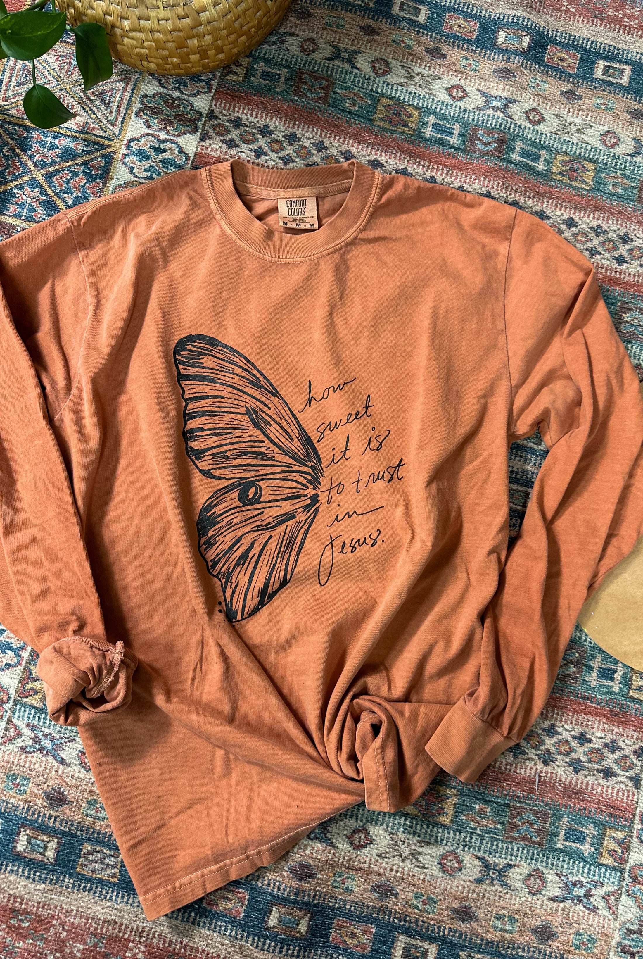 Butterfly Long Sleeve-Spice