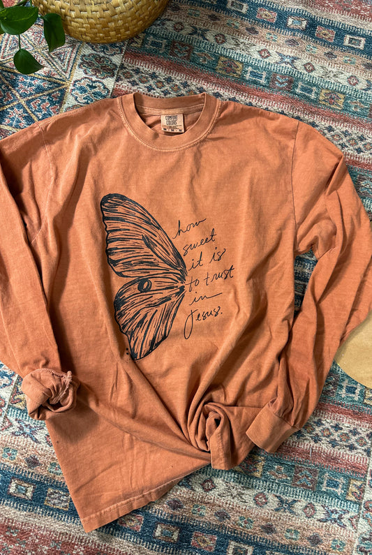 Butterfly Long Sleeve-Spice