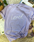 Load image into Gallery viewer, Loved Short Sleeve Tee- Lavender
