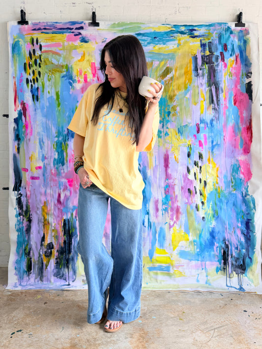 Jesus, Coffee & Thrifting- Lemon