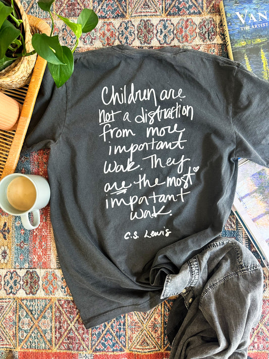 CS Lewis Short Sleeve - Ash