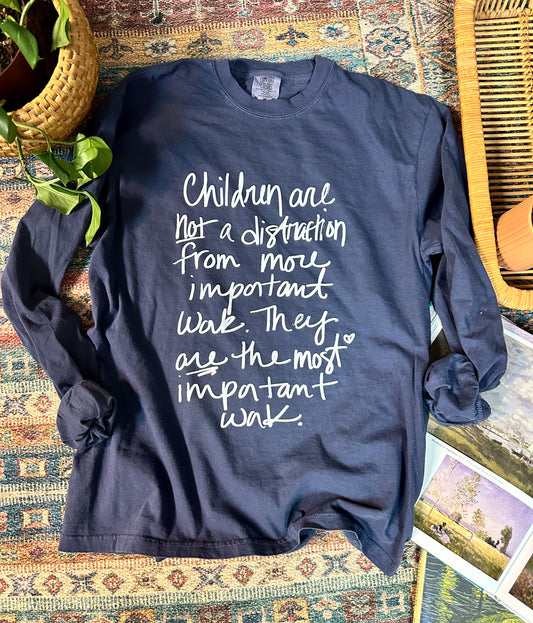 Most Important Work Long-sleeve Tee
