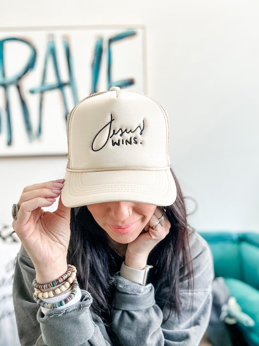 Jesus Wins Trucker Hat