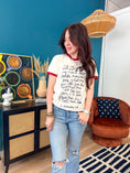 Load image into Gallery viewer, Heal Their Land- Red Ringer Tee
