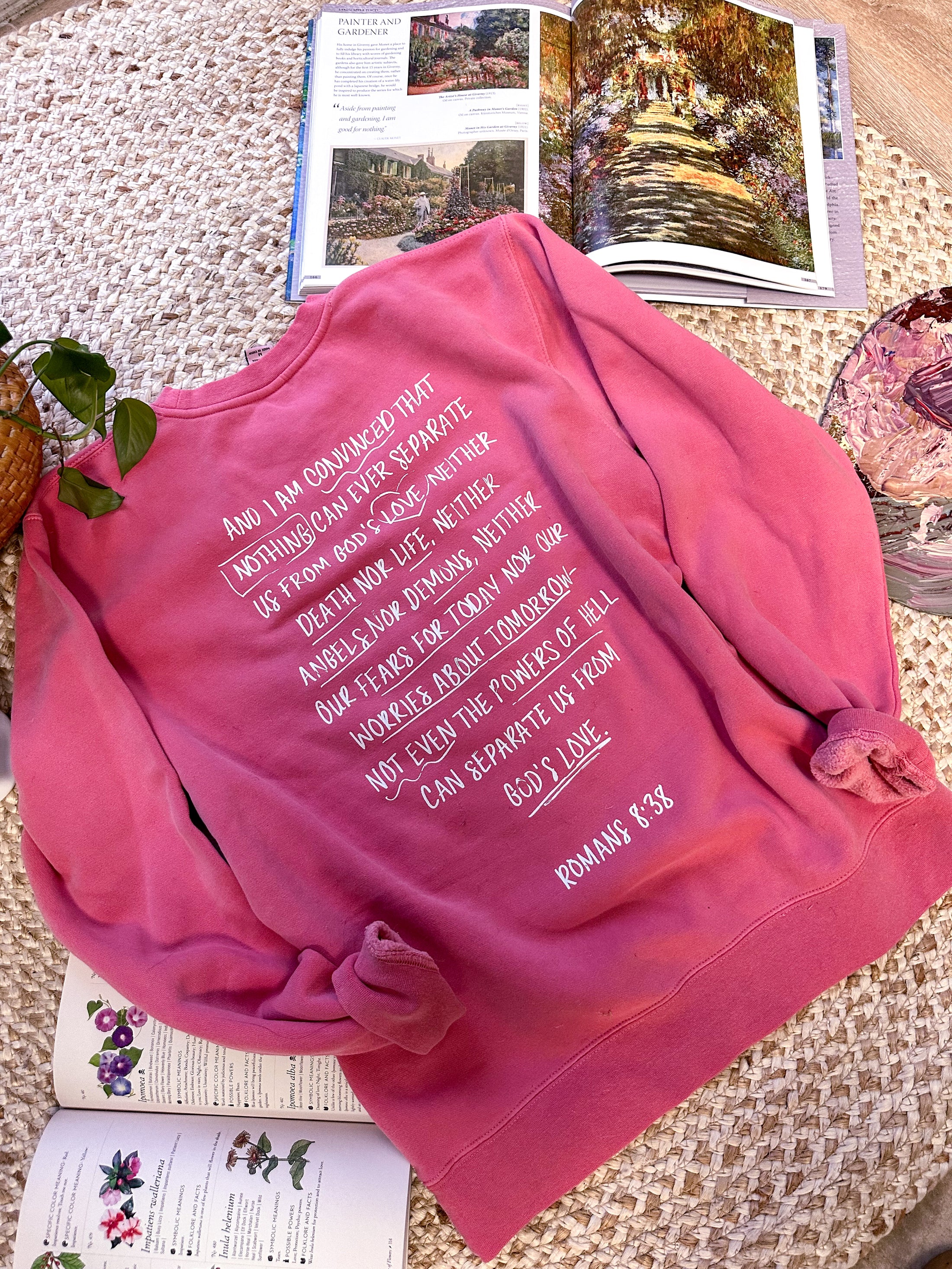 Loved Sweatshirt-Strawberry