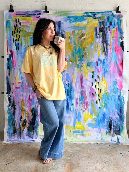 Jesus, Coffee & Thrifting- Lemon