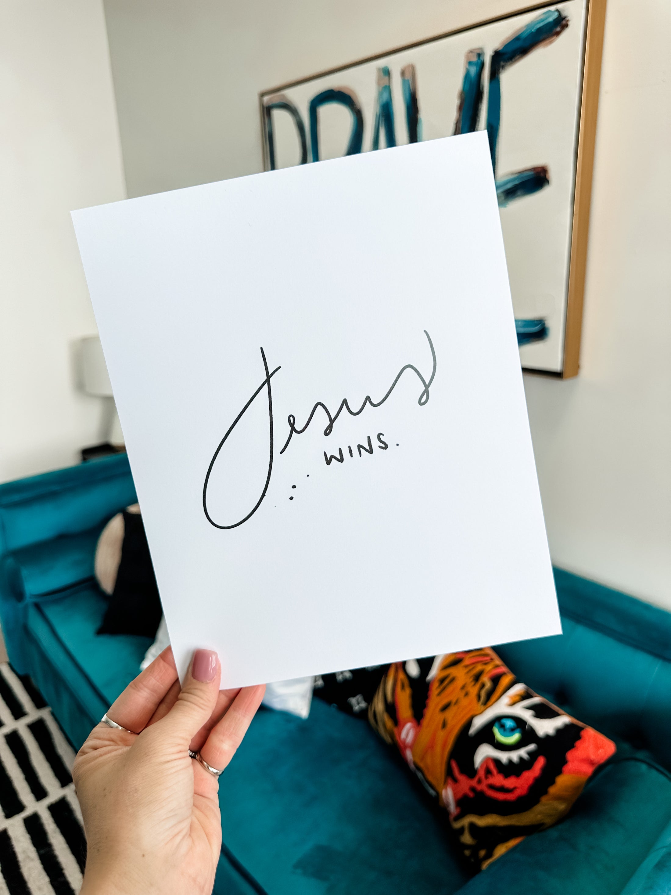 Jesus Wins Print