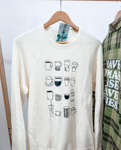 Mom Fuel Sweatshirt-Cream