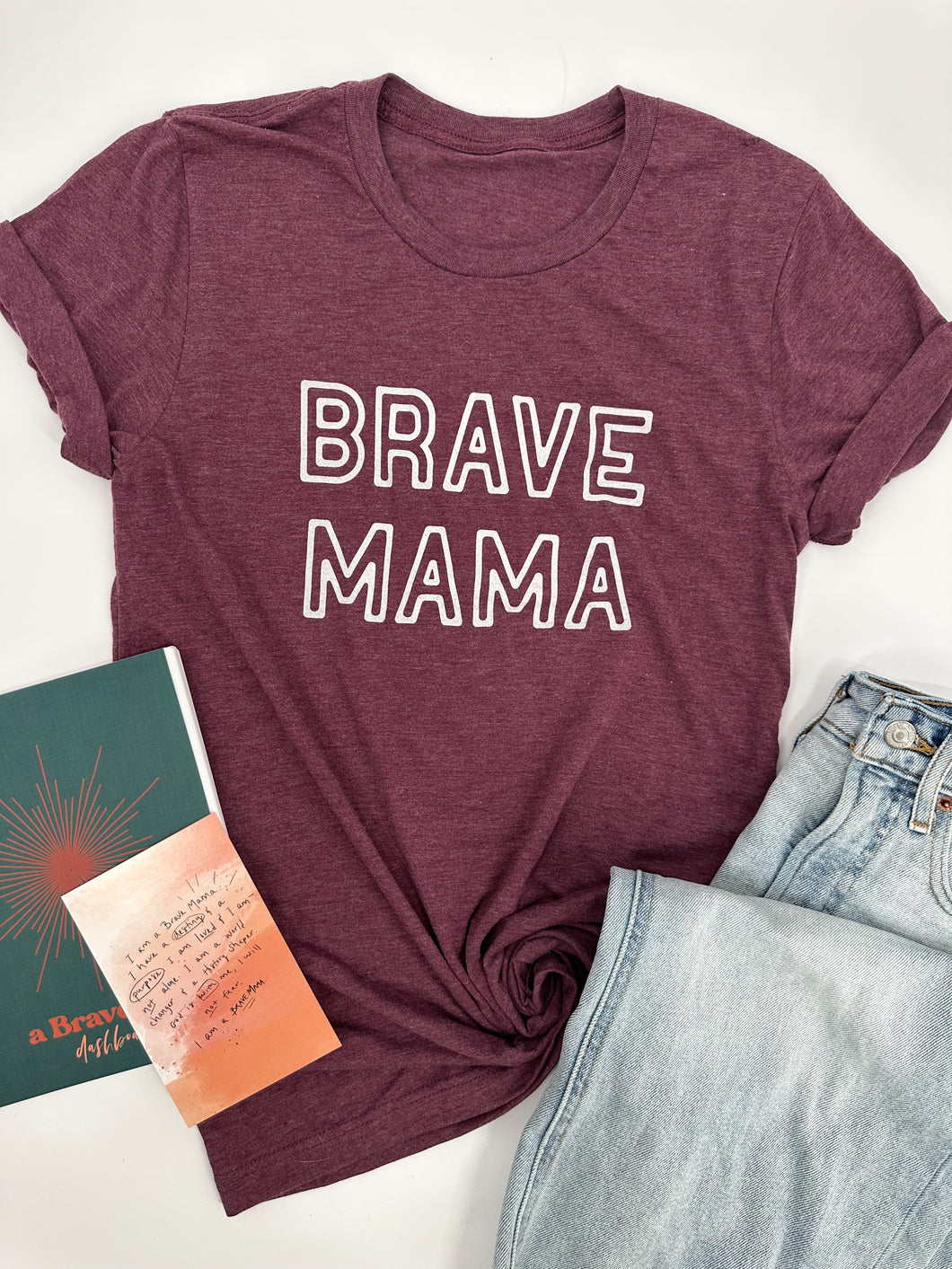 Brave Mama-Maroon