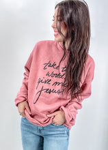 Load image into Gallery viewer, Give Me Jesus Sweatshirt - Mauve