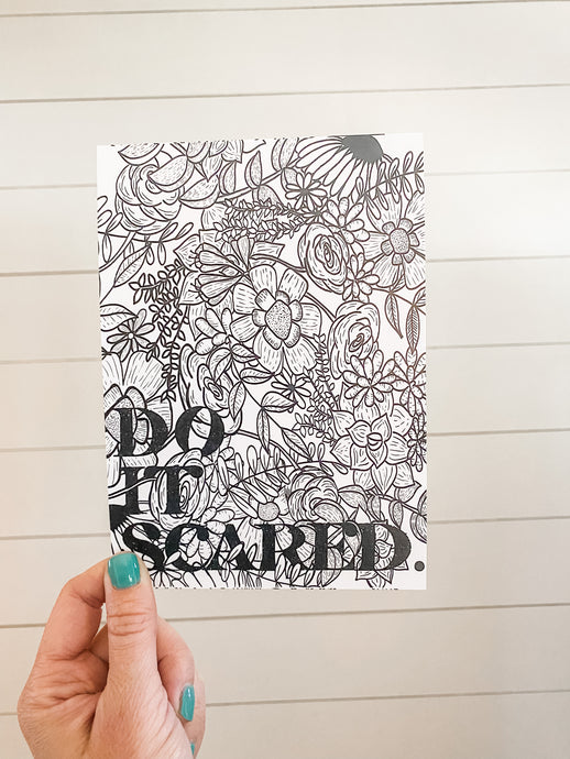 Do it Scared Print