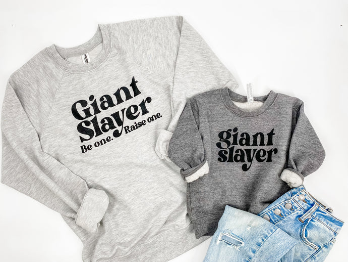 Giant Slayer Sweatshirt - Heathered Gray