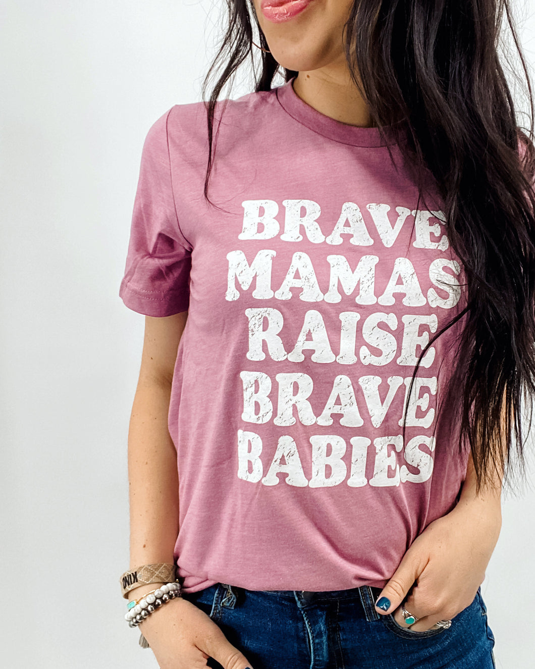 Brave Mamas Raise Brave Babies - Orchid