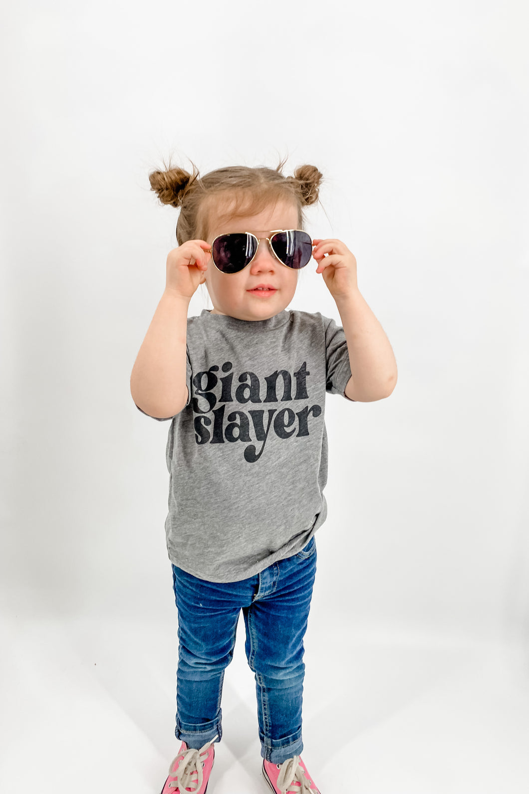 Giant Slayer Kid's Tee - Gray