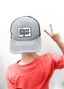Youth Giant Slayer Hat-Black/Grey