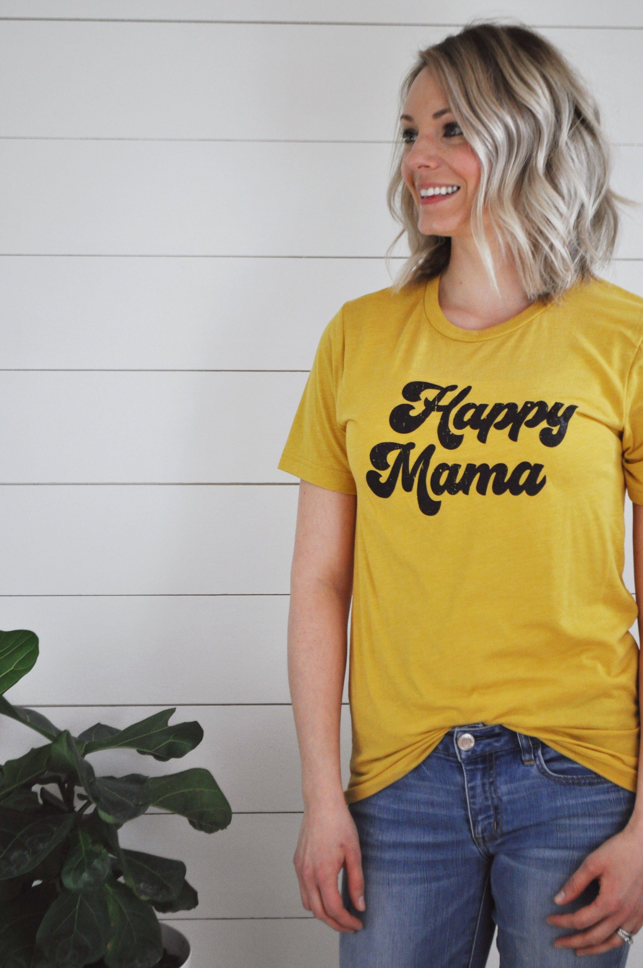 Happy Mama - Mustard